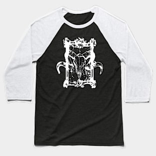 Gothic Ram Skull Baseball T-Shirt